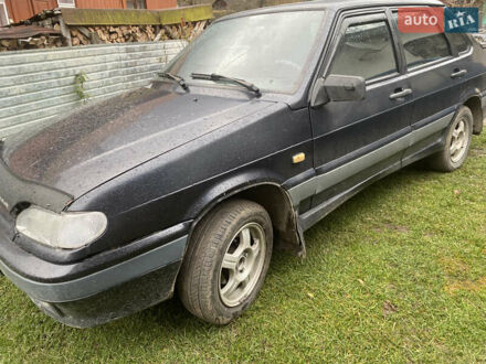 Чорний ВАЗ 2115 Самара, об'ємом двигуна 1.5 л та пробігом 111 тис. км за 1400 $, фото 1 на Automoto.ua