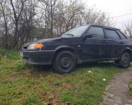 Черный ВАЗ 2115 Самара, объемом двигателя 1.5 л и пробегом 300 тыс. км за 1300 $, фото 1 на Automoto.ua
