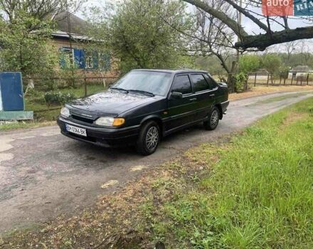 Черный ВАЗ 2115 Самара, объемом двигателя 1.5 л и пробегом 230 тыс. км за 1650 $, фото 1 на Automoto.ua