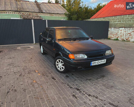 Чорний ВАЗ 2115 Самара, об'ємом двигуна 1.5 л та пробігом 260 тис. км за 2550 $, фото 1 на Automoto.ua