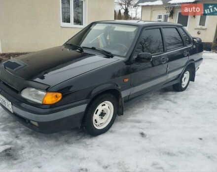 Чорний ВАЗ 2115 Самара, об'ємом двигуна 1.5 л та пробігом 131 тис. км за 1850 $, фото 1 на Automoto.ua