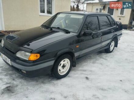 Чорний ВАЗ 2115 Самара, об'ємом двигуна 1.5 л та пробігом 131 тис. км за 1850 $, фото 1 на Automoto.ua