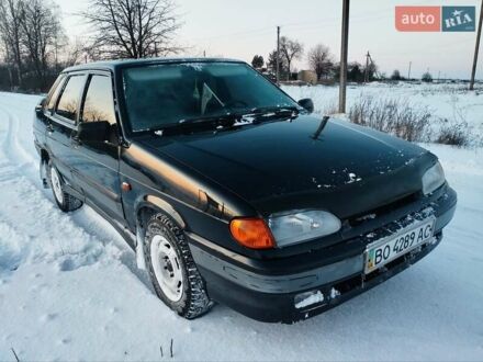 Чорний ВАЗ 2115 Самара, об'ємом двигуна 1.5 л та пробігом 131 тис. км за 1850 $, фото 1 на Automoto.ua
