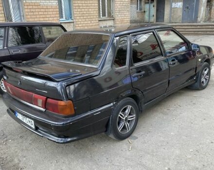 Черный ВАЗ 2115 Самара, объемом двигателя 1.5 л и пробегом 268 тыс. км за 1600 $, фото 1 на Automoto.ua