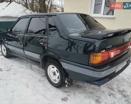 Черный ВАЗ 2115 Самара, объемом двигателя 1.5 л и пробегом 131 тыс. км за 1850 $, фото 1 на Automoto.ua