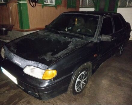 Чорний ВАЗ 2115 Самара, об'ємом двигуна 1.5 л та пробігом 170 тис. км за 1500 $, фото 1 на Automoto.ua