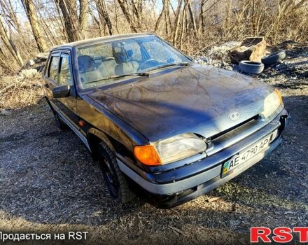 Черный ВАЗ 2115 Самара, объемом двигателя 1.5 л и пробегом 150 тыс. км за 850 $, фото 1 на Automoto.ua