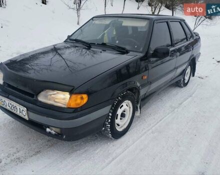 Чорний ВАЗ 2115 Самара, об'ємом двигуна 1.5 л та пробігом 131 тис. км за 1950 $, фото 1 на Automoto.ua