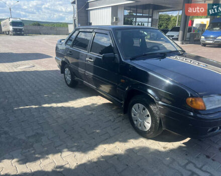 Черный ВАЗ 2115 Самара, объемом двигателя 1.5 л и пробегом 259 тыс. км за 1600 $, фото 1 на Automoto.ua