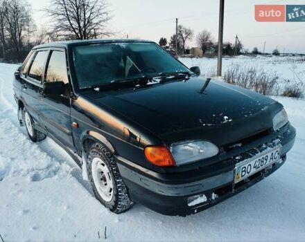 Чорний ВАЗ 2115 Самара, об'ємом двигуна 1.5 л та пробігом 131 тис. км за 1850 $, фото 1 на Automoto.ua