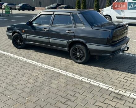 Черный ВАЗ 2115 Самара, объемом двигателя 1.5 л и пробегом 185 тыс. км за 2250 $, фото 1 на Automoto.ua