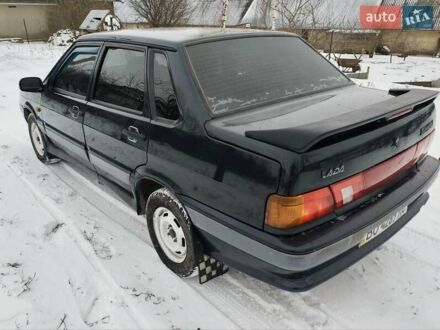 Чорний ВАЗ 2115 Самара, об'ємом двигуна 1.5 л та пробігом 130 тис. км за 1750 $, фото 1 на Automoto.ua