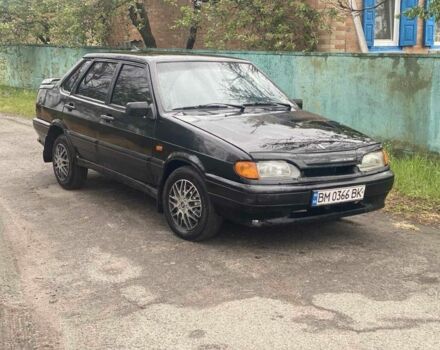 Черный ВАЗ 2115 Самара, объемом двигателя 1.6 л и пробегом 230 тыс. км за 1650 $, фото 1 на Automoto.ua