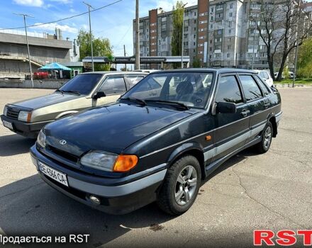 Черный ВАЗ 2115 Самара, объемом двигателя 1.5 л и пробегом 173 тыс. км за 2000 $, фото 1 на Automoto.ua
