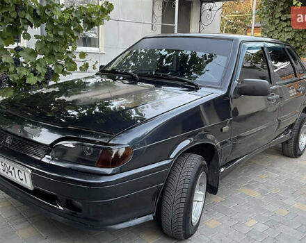 Черный ВАЗ 2115 Самара, объемом двигателя 1.5 л и пробегом 190 тыс. км за 2850 $, фото 1 на Automoto.ua