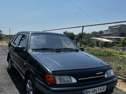 Черный ВАЗ 2115 Самара, объемом двигателя 1.5 л и пробегом 204 тыс. км за 1500 $, фото 1 на Automoto.ua