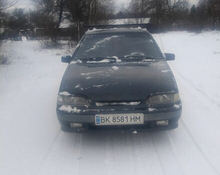 Черный ВАЗ 2115 Самара, объемом двигателя 1.5 л и пробегом 221 тыс. км за 1550 $, фото 1 на Automoto.ua