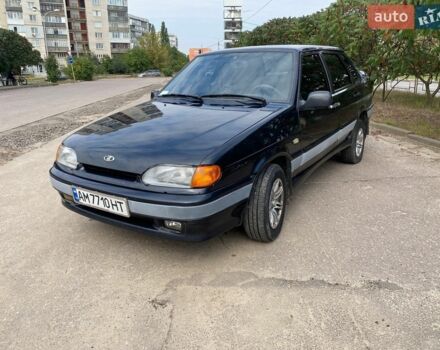 Чорний ВАЗ 2115 Самара, об'ємом двигуна 1.5 л та пробігом 184 тис. км за 1900 $, фото 1 на Automoto.ua