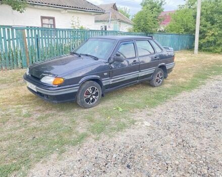 Черный ВАЗ 2115 Самара, объемом двигателя 1.5 л и пробегом 93 тыс. км за 1700 $, фото 1 на Automoto.ua