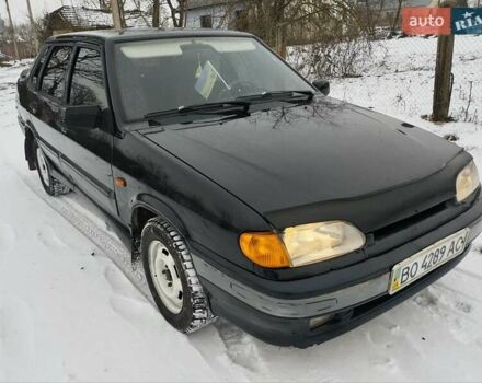 Черный ВАЗ 2115 Самара, объемом двигателя 1.5 л и пробегом 131 тыс. км за 1850 $, фото 1 на Automoto.ua