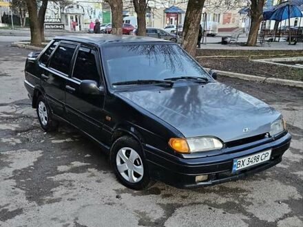 Черный ВАЗ 2115 Самара, объемом двигателя 1.5 л и пробегом 200 тыс. км за 950 $, фото 1 на Automoto.ua