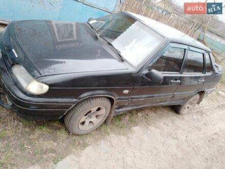 Черный ВАЗ 2115 Самара, объемом двигателя 1.5 л и пробегом 288 тыс. км за 802 $, фото 1 на Automoto.ua