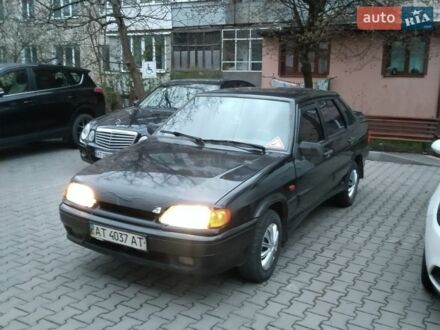 Чорний ВАЗ 2115 Самара, об'ємом двигуна 1.5 л та пробігом 110 тис. км за 1100 $, фото 1 на Automoto.ua