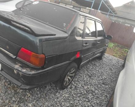 Черный ВАЗ 2115 Самара, объемом двигателя 1 л и пробегом 250 тыс. км за 900 $, фото 1 на Automoto.ua