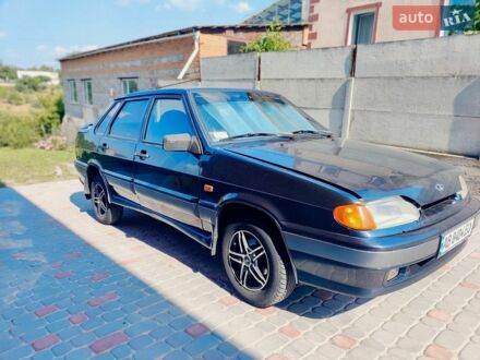 Чорний ВАЗ 2115 Самара, об'ємом двигуна 1.5 л та пробігом 120 тис. км за 2100 $, фото 1 на Automoto.ua