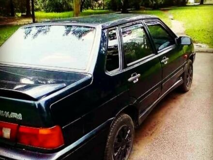 Черный ВАЗ 2115 Самара, объемом двигателя 1.5 л и пробегом 250 тыс. км за 1500 $, фото 1 на Automoto.ua