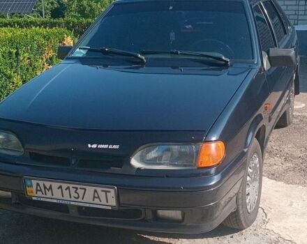 Чорний ВАЗ 2115 Самара, об'ємом двигуна 1.6 л та пробігом 132 тис. км за 2800 $, фото 1 на Automoto.ua