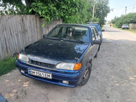 Черный ВАЗ 2115 Самара, объемом двигателя 1.5 л и пробегом 300 тыс. км за 1305 $, фото 1 на Automoto.ua