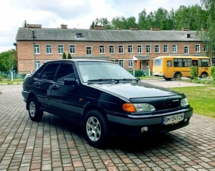 Черный ВАЗ 2115 Самара, объемом двигателя 1.5 л и пробегом 71 тыс. км за 3350 $, фото 1 на Automoto.ua