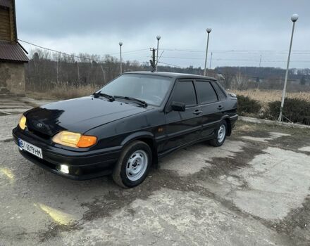 Черный ВАЗ 2115 Самара, объемом двигателя 1.6 л и пробегом 200 тыс. км за 1900 $, фото 1 на Automoto.ua