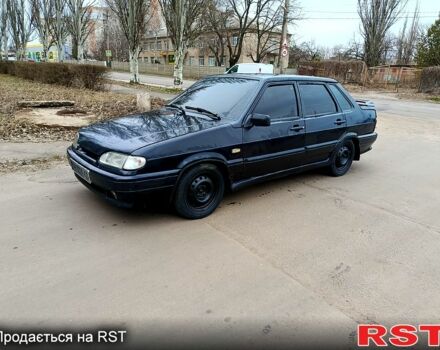 Черный ВАЗ 2115 Самара, объемом двигателя 1.6 л и пробегом 280 тыс. км за 1360 $, фото 1 на Automoto.ua
