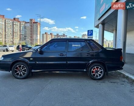 Черный ВАЗ 2115 Самара, объемом двигателя 1.6 л и пробегом 275 тыс. км за 1400 $, фото 1 на Automoto.ua