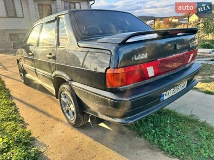 Чорний ВАЗ 2115 Самара, об'ємом двигуна 1.6 л та пробігом 100 тис. км за 1700 $, фото 1 на Automoto.ua