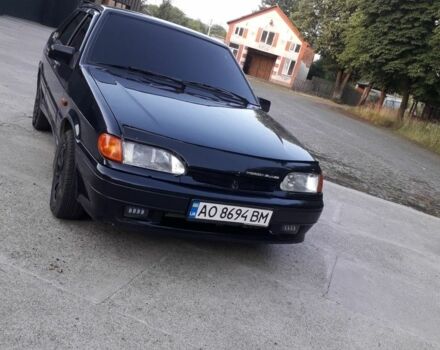 Черный ВАЗ 2115 Самара, объемом двигателя 1 л и пробегом 350 тыс. км за 2150 $, фото 1 на Automoto.ua