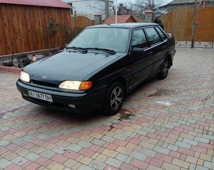 Чорний ВАЗ 2115 Самара, об'ємом двигуна 1.5 л та пробігом 160 тис. км за 2100 $, фото 1 на Automoto.ua
