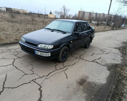 Черный ВАЗ 2115 Самара, объемом двигателя 1.6 л и пробегом 250 тыс. км за 1106 $, фото 1 на Automoto.ua
