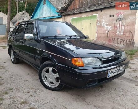 Черный ВАЗ 2115 Самара, объемом двигателя 1.6 л и пробегом 260 тыс. км за 2150 $, фото 1 на Automoto.ua