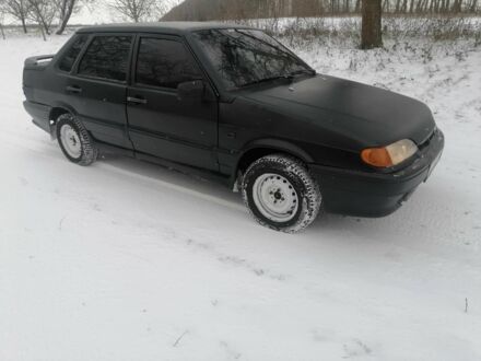 Черный ВАЗ 2115 Самара, объемом двигателя 1.6 л и пробегом 270 тыс. км за 1000 $, фото 1 на Automoto.ua