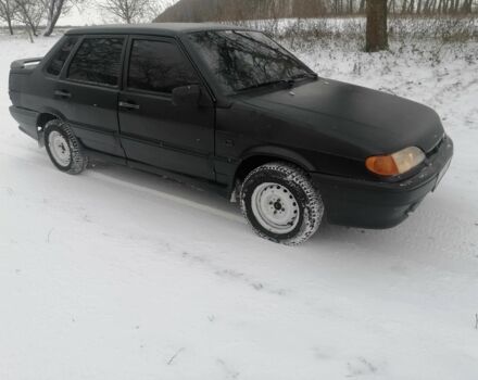 Чорний ВАЗ 2115 Самара, об'ємом двигуна 1.6 л та пробігом 270 тис. км за 1000 $, фото 1 на Automoto.ua