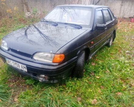 Черный ВАЗ 2115 Самара, объемом двигателя 1 л и пробегом 300 тыс. км за 900 $, фото 1 на Automoto.ua