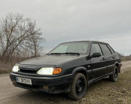 Чорний ВАЗ 2115 Самара, об'ємом двигуна 1.6 л та пробігом 250 тис. км за 1000 $, фото 1 на Automoto.ua