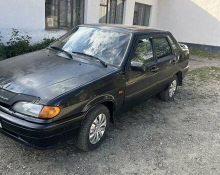 Черный ВАЗ 2115 Самара, объемом двигателя 1.5 л и пробегом 198 тыс. км за 749 $, фото 1 на Automoto.ua