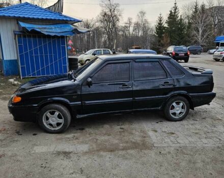 Чорний ВАЗ 2115 Самара, об'ємом двигуна 1.5 л та пробігом 200 тис. км за 1250 $, фото 1 на Automoto.ua