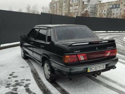 Черный ВАЗ 2115 Самара, объемом двигателя 1.5 л и пробегом 164 тыс. км за 2200 $, фото 1 на Automoto.ua