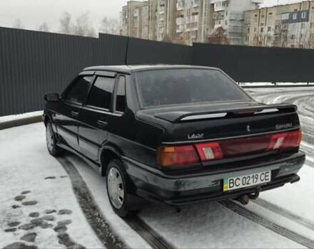 Чорний ВАЗ 2115 Самара, об'ємом двигуна 1.5 л та пробігом 164 тис. км за 2200 $, фото 1 на Automoto.ua
