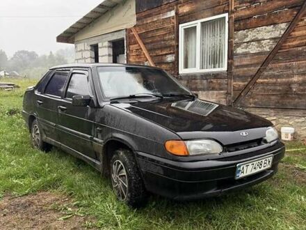 Черный ВАЗ 2115 Самара, объемом двигателя 1.6 л и пробегом 200 тыс. км за 1400 $, фото 1 на Automoto.ua